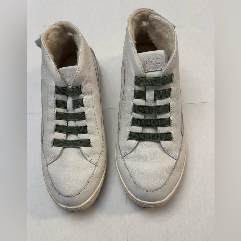 Woman’s TI:ME Leather Mid Top Sneakers